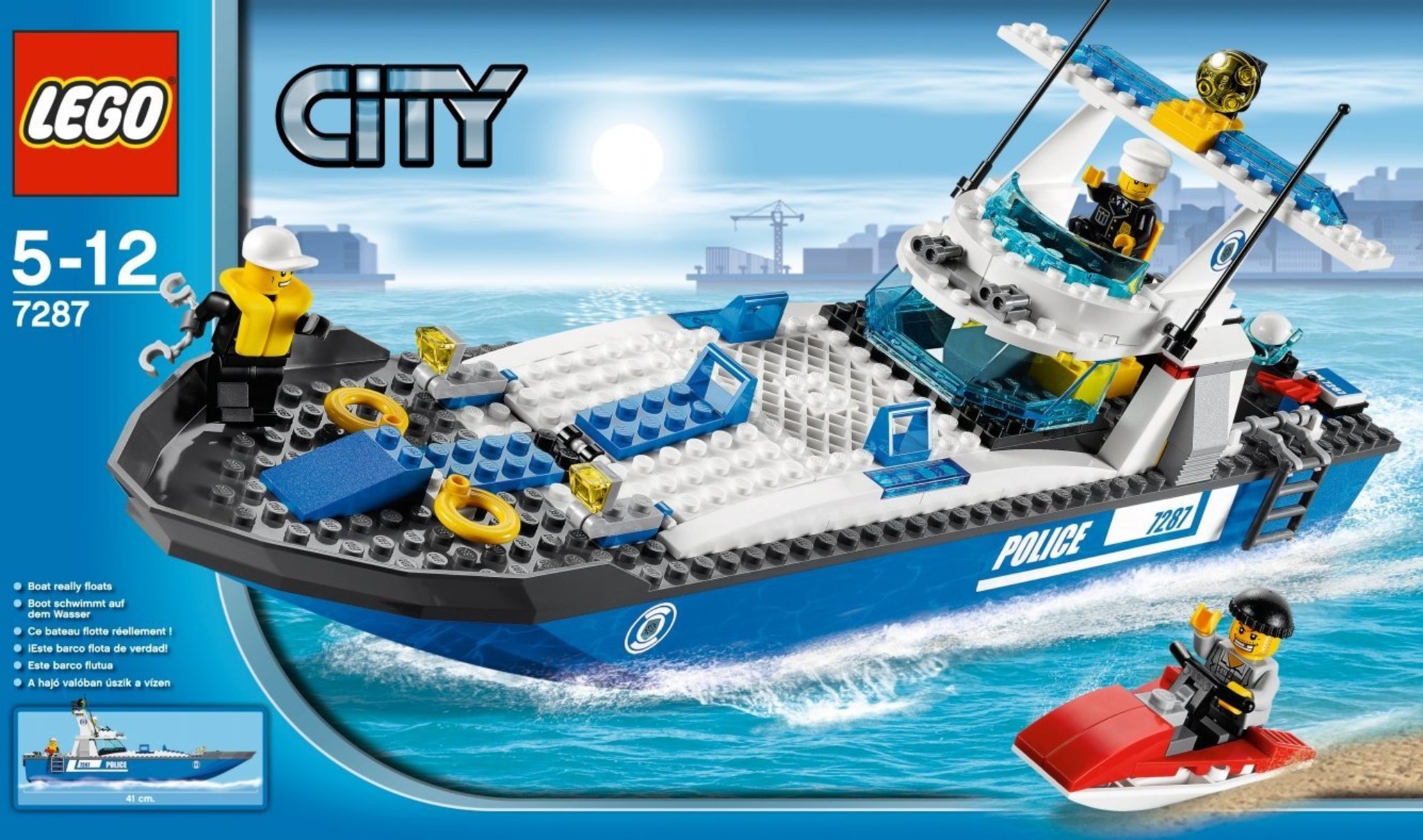 City 7287 - Police Boat | Mattonito