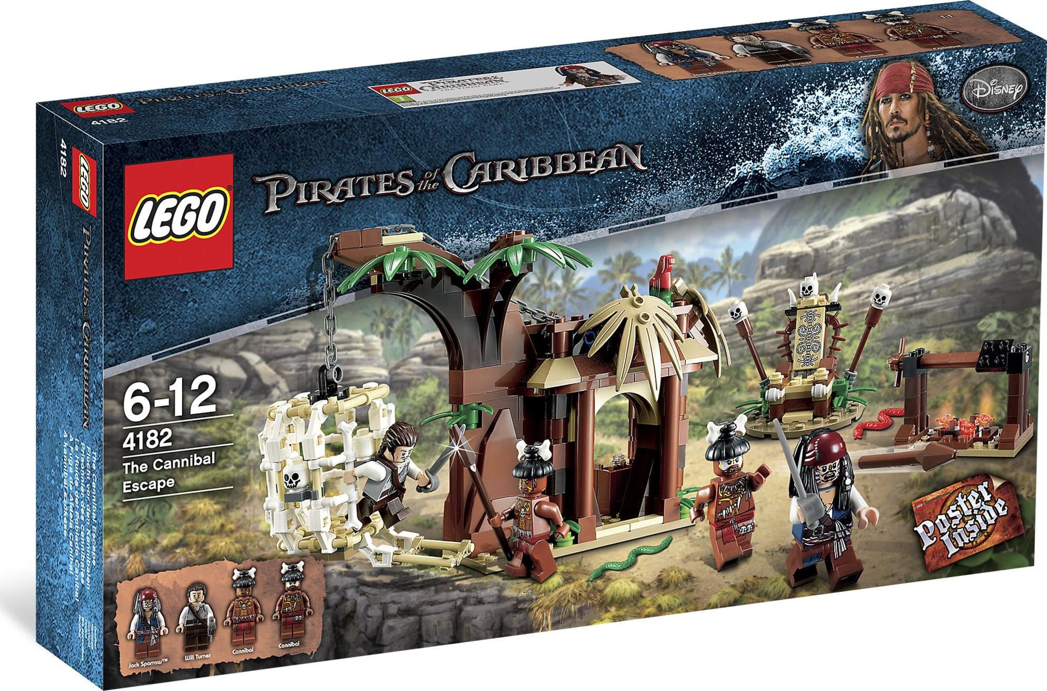 LEGO Pirati dei Caraibi 4182 - Fuga dai Cannibali
