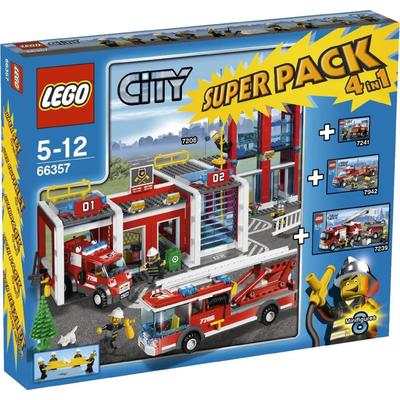 City Pompieri Super Pack 4 in 1
