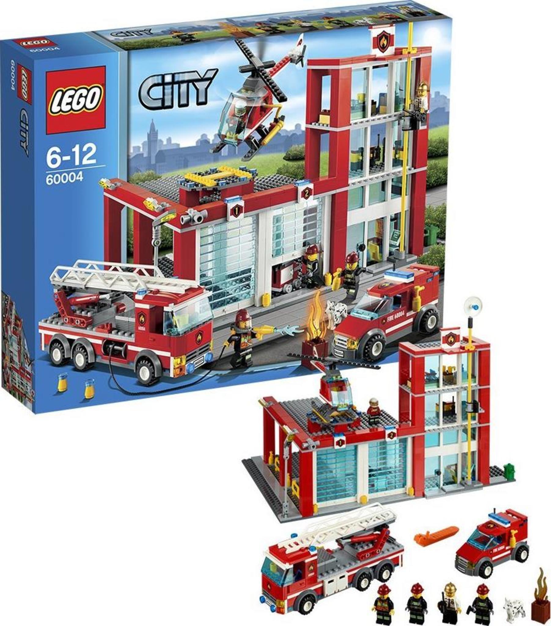 LEGO City 60004 - Caserma dei Pompieri