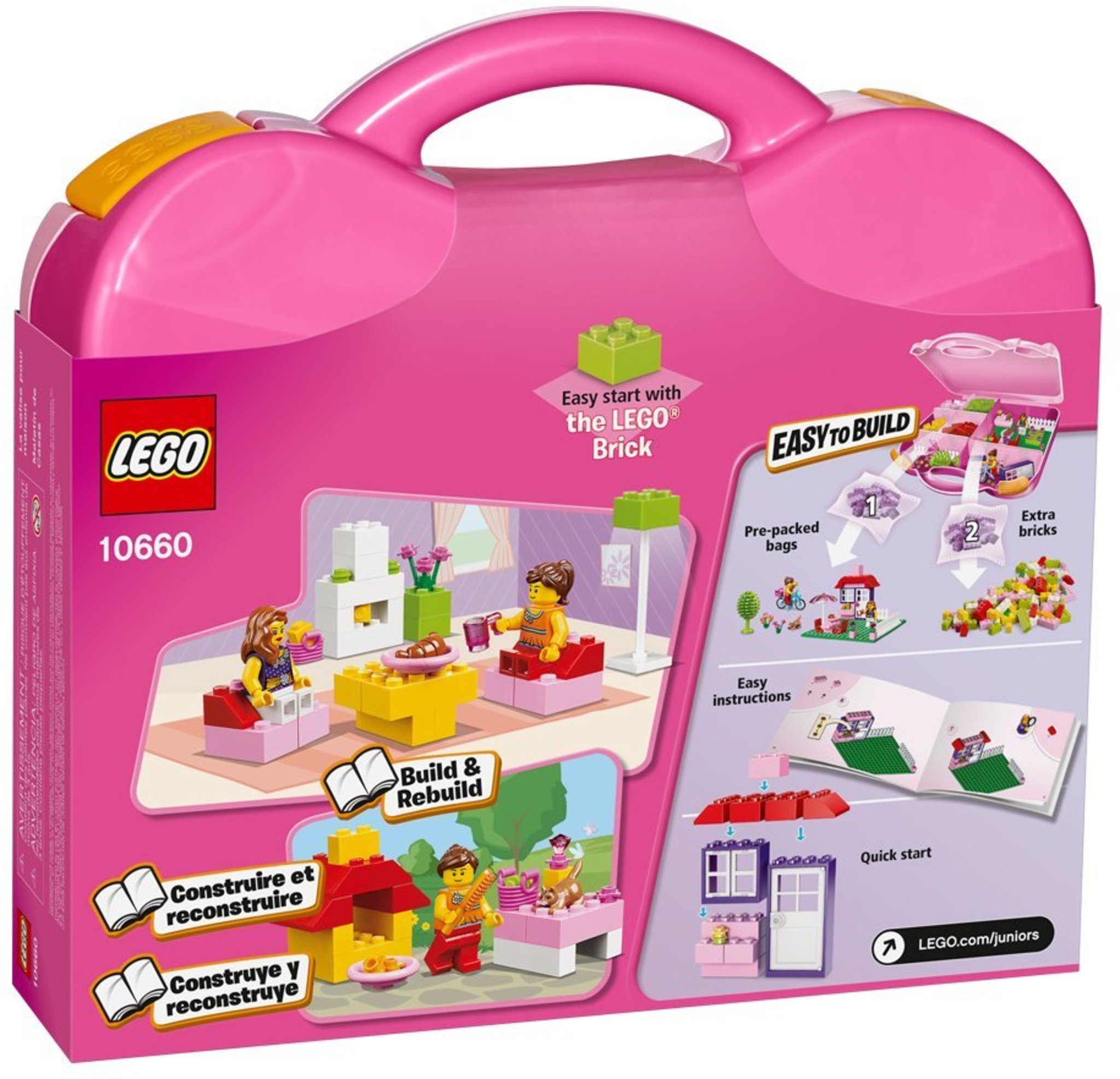 LEGO Bricks And More 10660 - Pink Suitcase | Mattonito