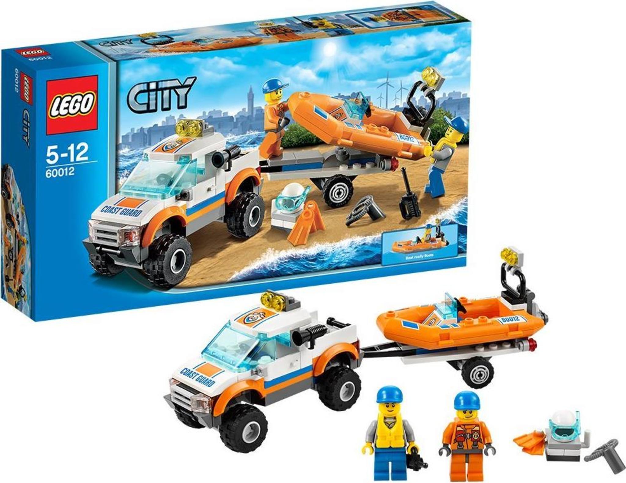 LEGO CITY 60012 4x4 Diving boat Rescue NEW 