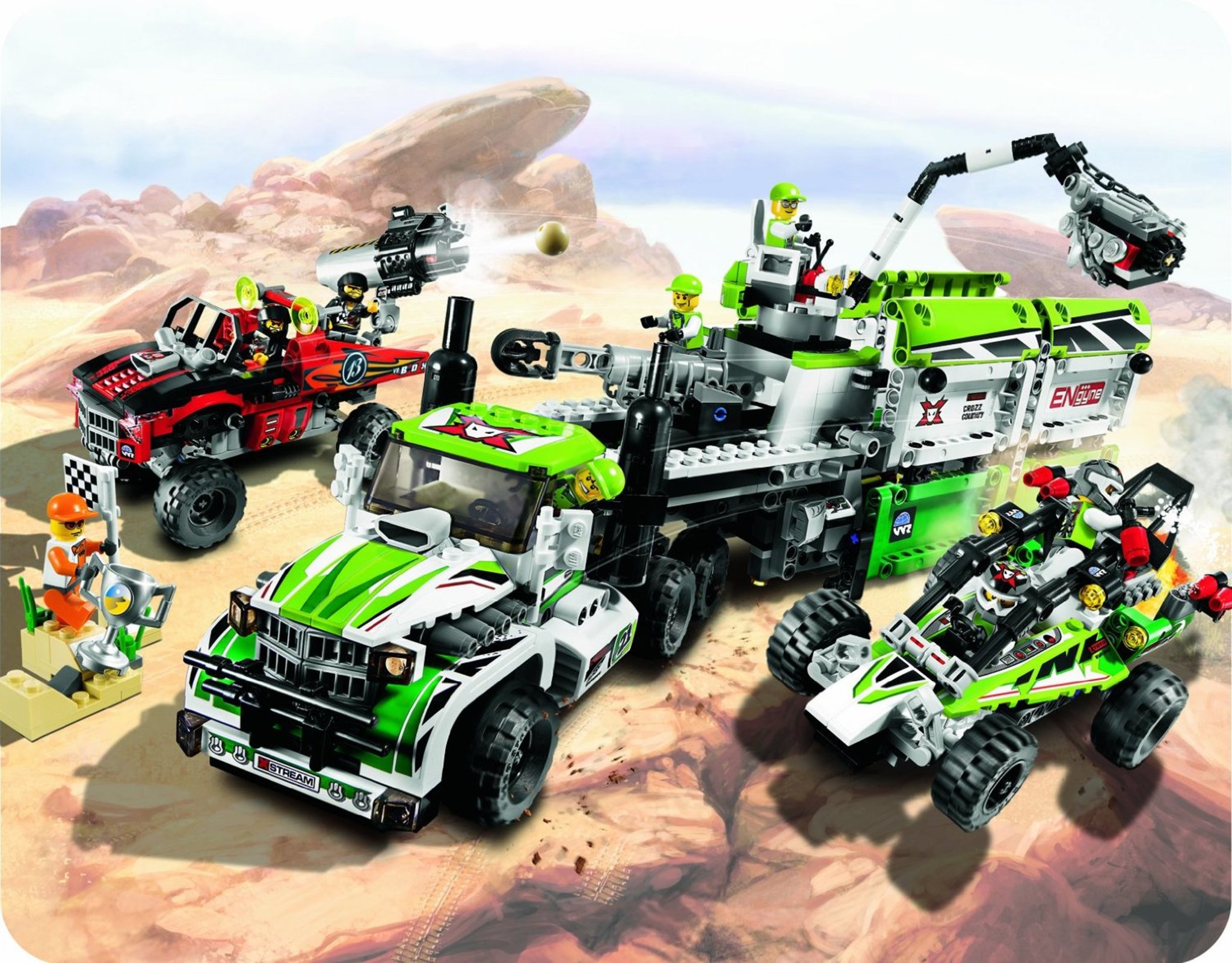 Skab Ubrugelig hvorfor ikke LEGO World Racers 8864 - Desert of Destruction | Mattonito