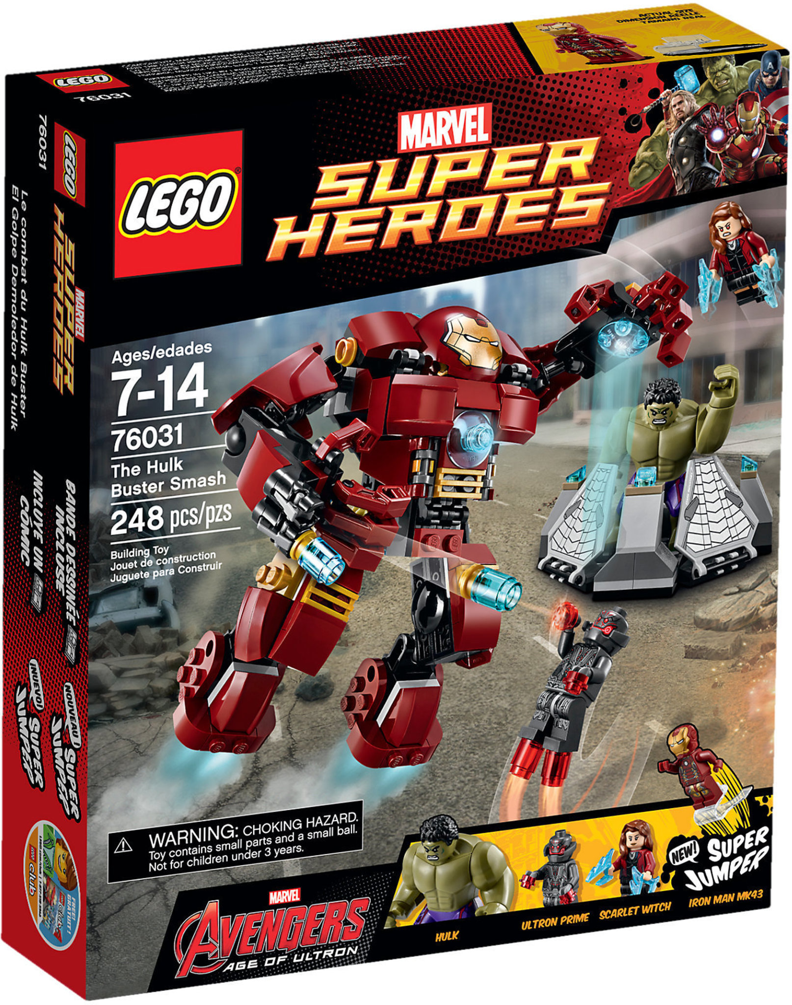 LEGO Marvel Super Heroes 76031 - Attacco con l'Hulkbuster