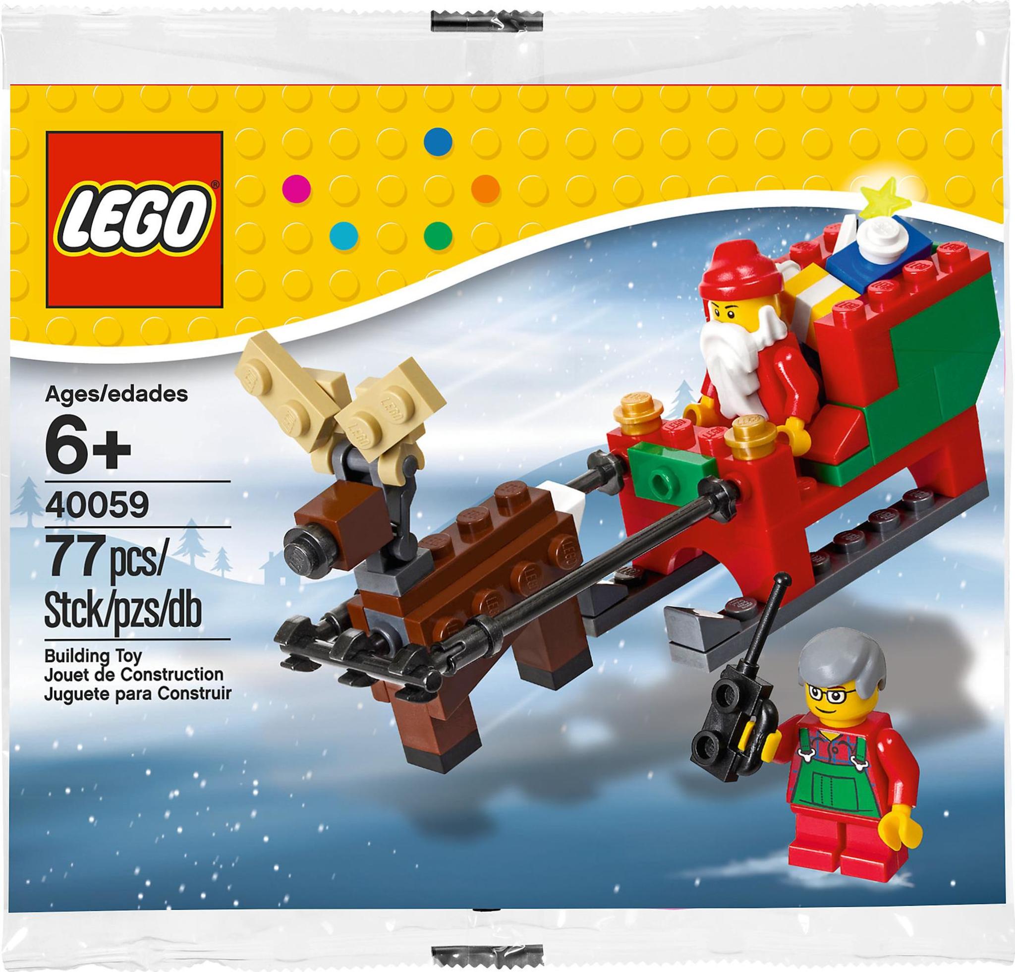 Lego Natale.Lego Stagionale 40059 La Slitta Di Babbo Natale Mattonito