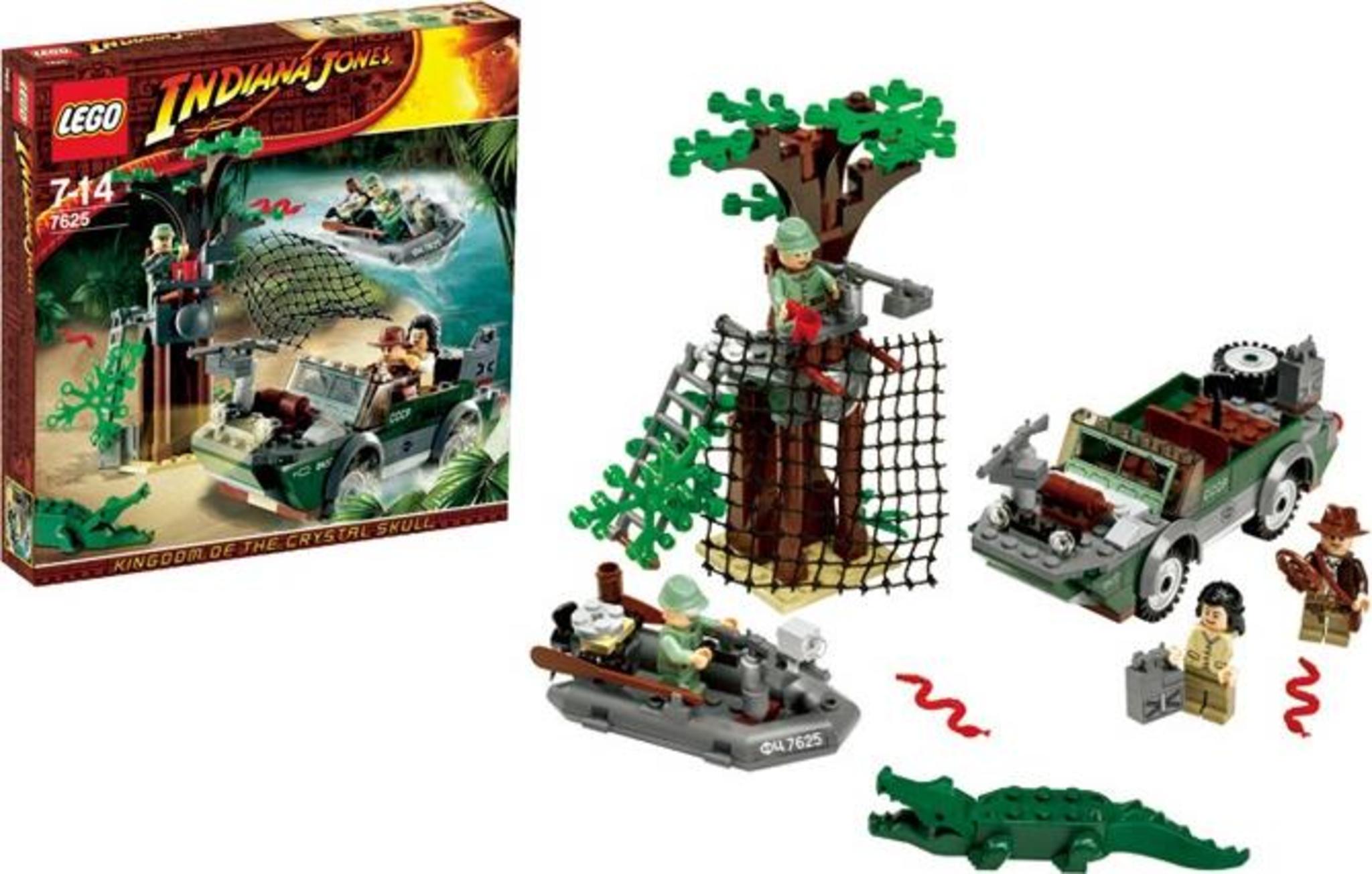 LEGO 7625 Indiana Jones Kingdom of the Crystal Skull River Chase