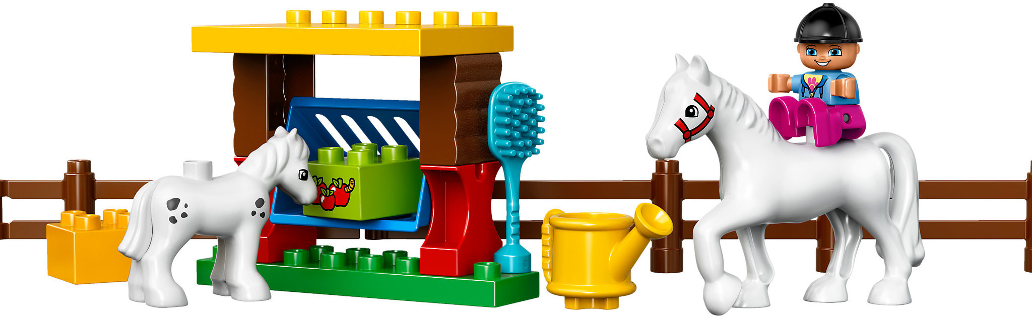 wrijving Uitsteken lippen LEGO Duplo 10806 - Horses | Mattonito