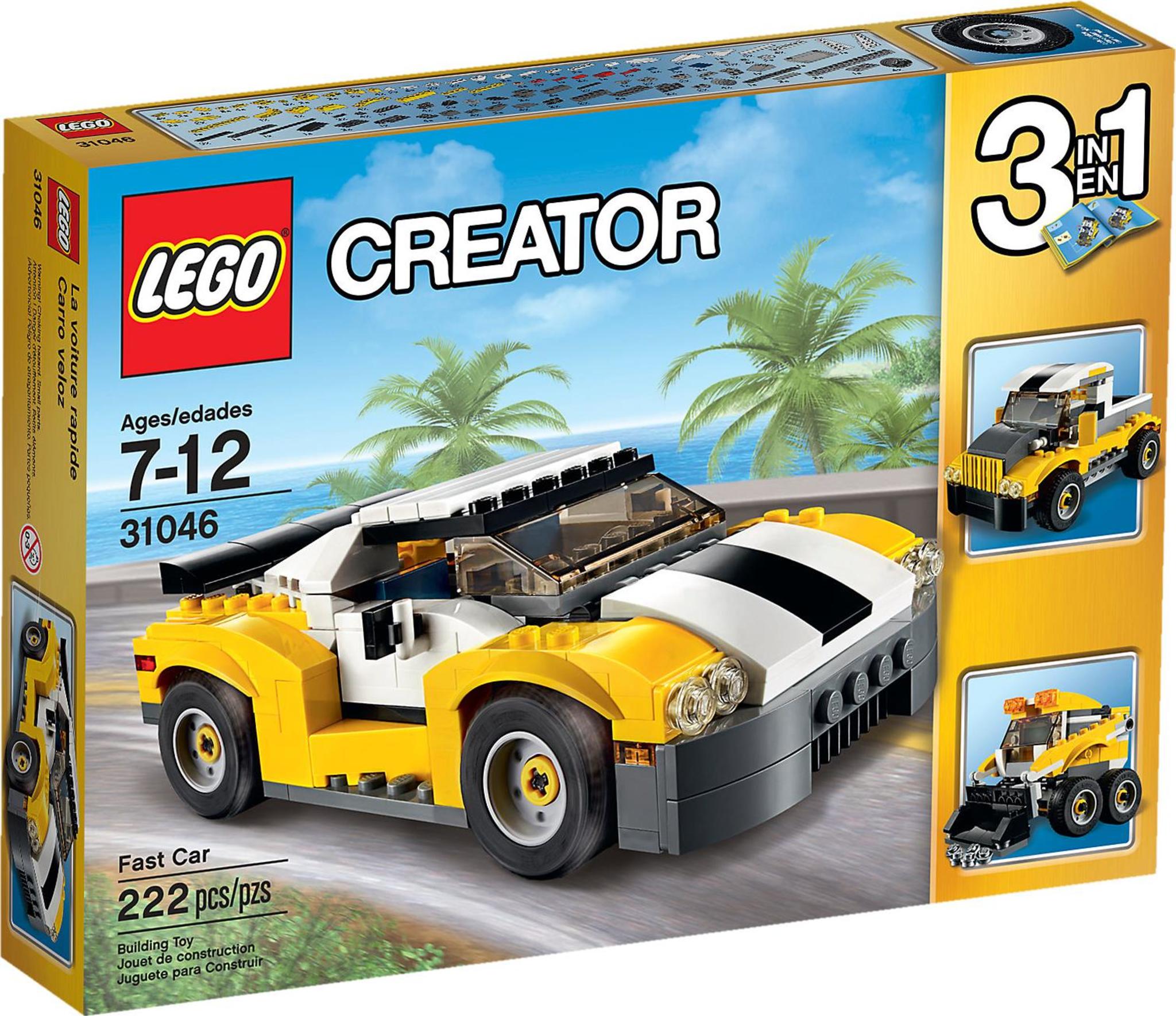 LEGO Creator 31046 - Auto sportiva gialla