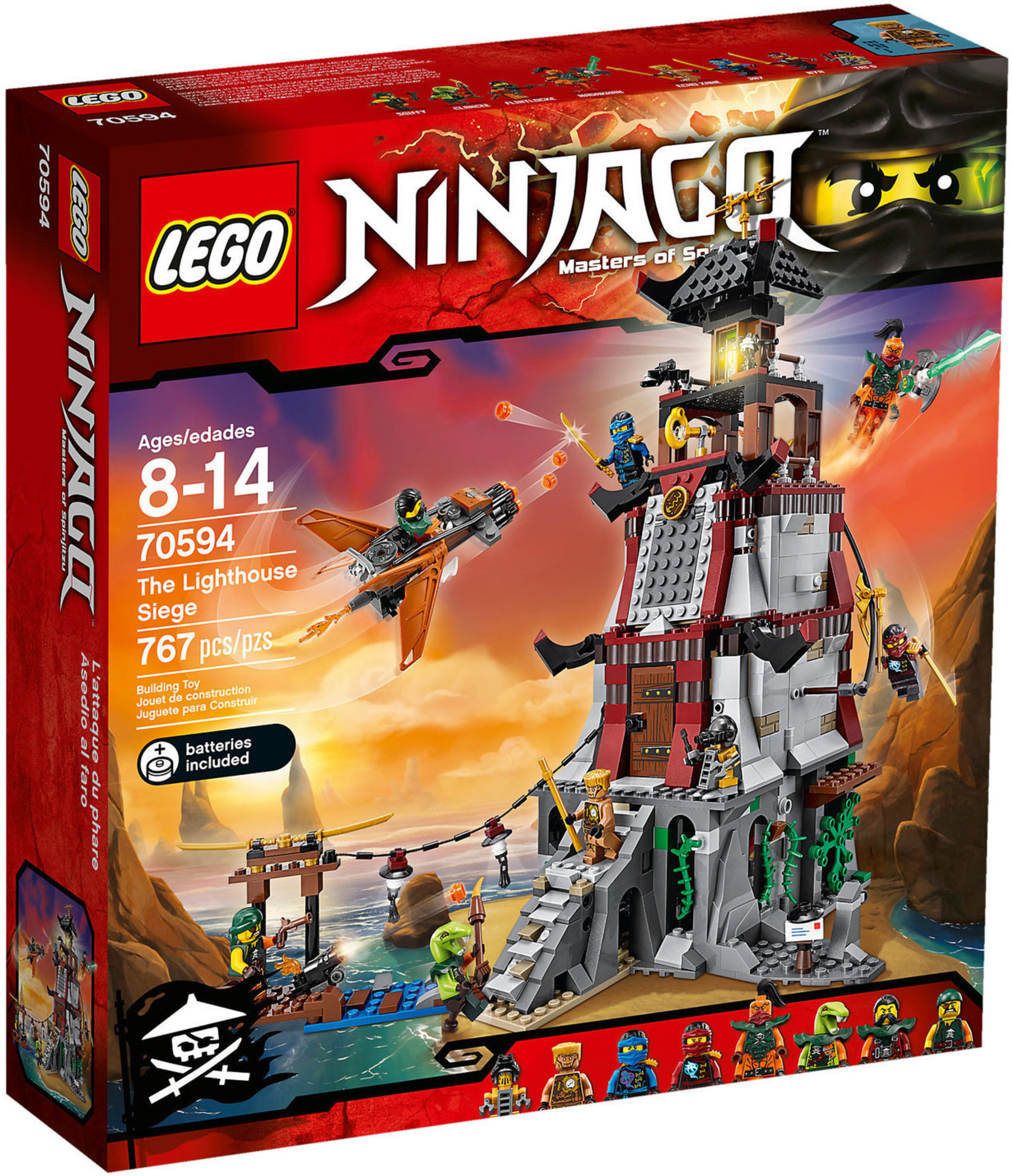 LEGO ® Ninjago ™ personaggio sqiffi aria pirata nadakhan 70594 personaggi Wu Jay NUOVO njo203 