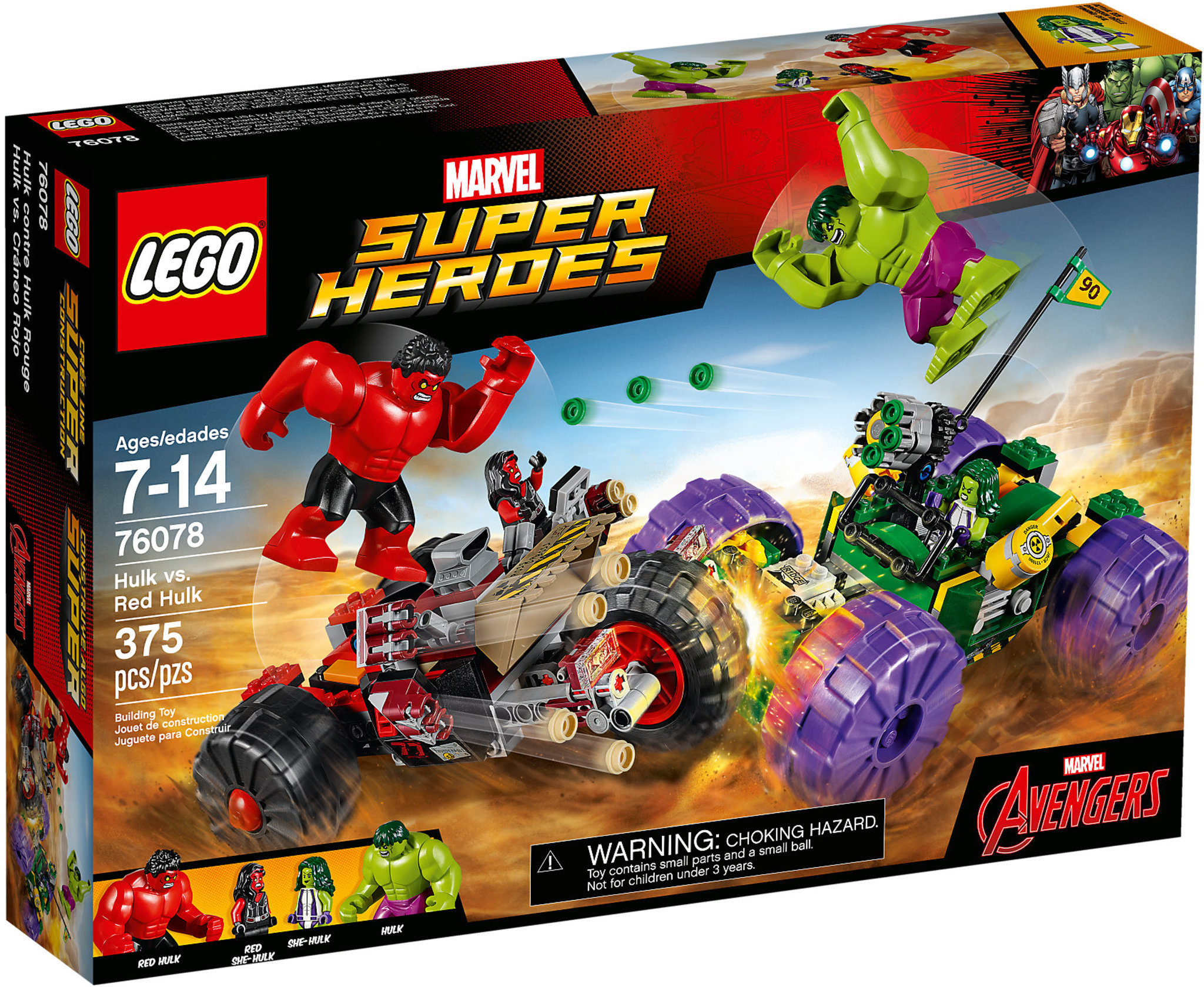 lego marvel super heroes red bricks