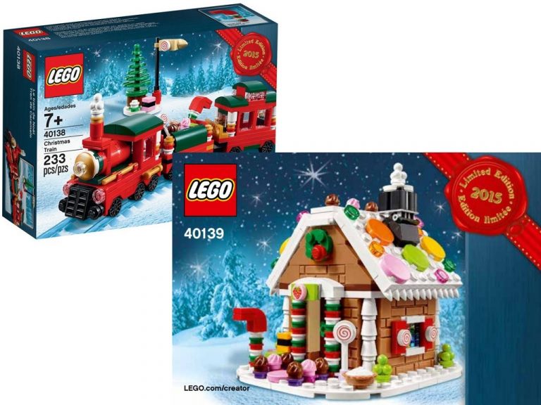 Disponibili le Istruzioni di Christmas Train (40138) e Gingerbread House (40139) sui server LEGO