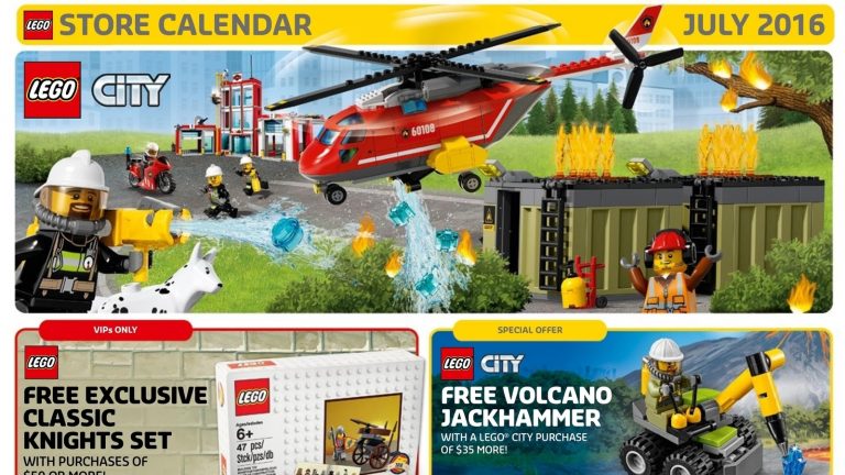 Il Calendario LEGO® Store Luglio 2016: le Promozioni e gli Eventi