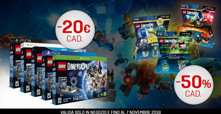 LEGO Dimensions in Sconto da Gamestop fino al 7 Novembre