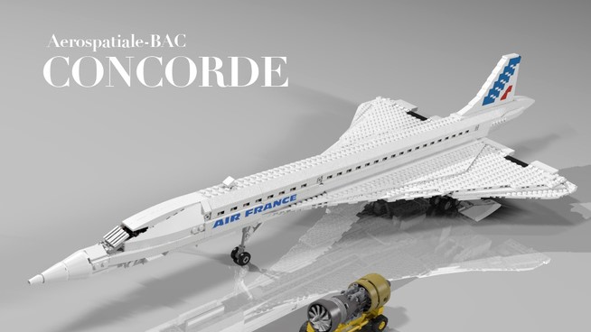 LEGO Ideas: il Concorde Raggiunge i 10.000 Sostenitori