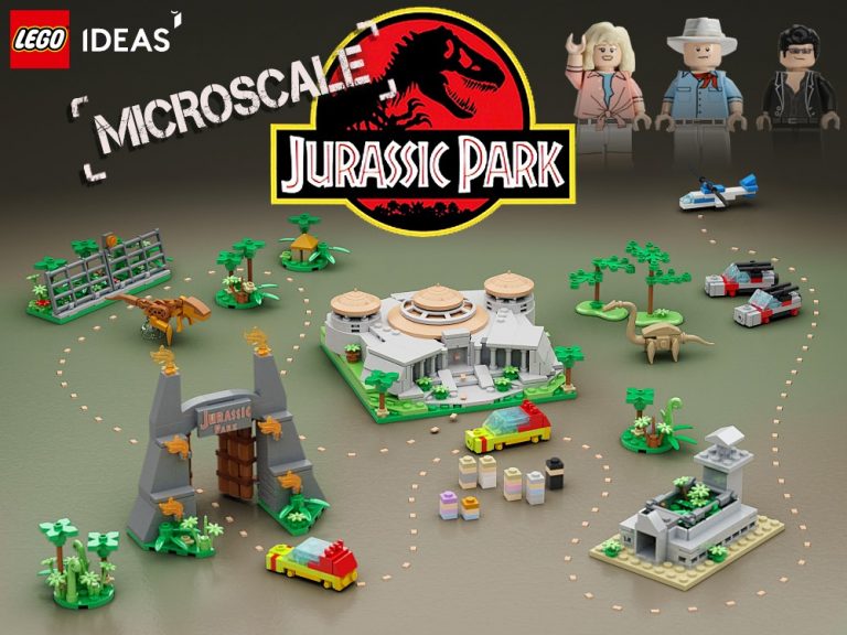 Un Jurassic Park LEGO in miniatura!