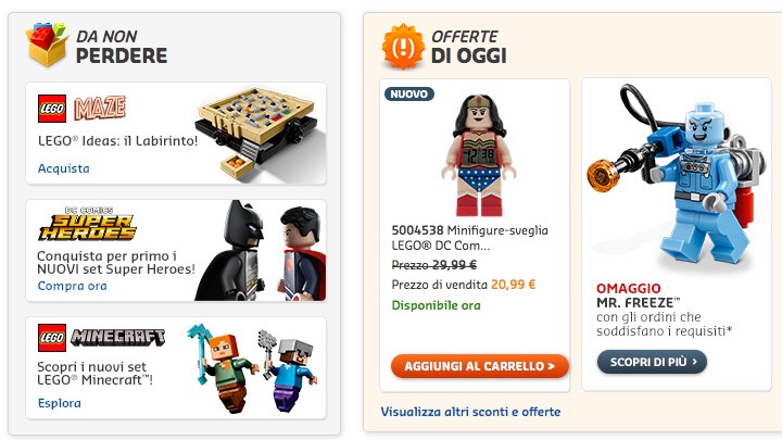 Novità di Aprile su LEGO Shop: Il Labirinto 21305, Angry Birds, i nuovi DC Super Heroes e Mr Freeze