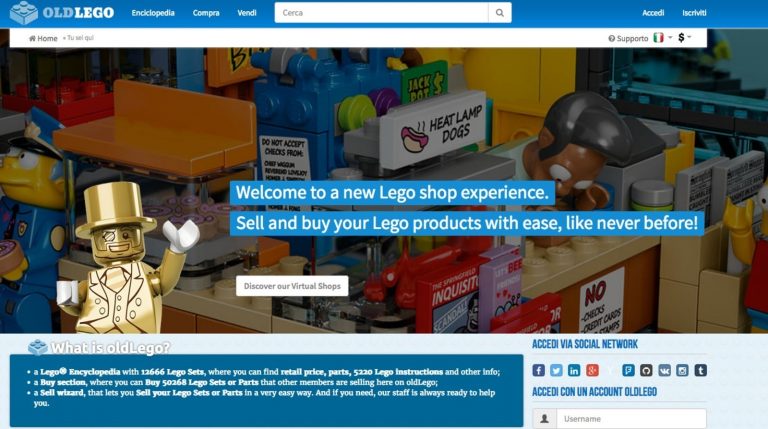 Old LEGO, Il Tuo Negozio Virtuale in Pochi Click