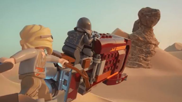 I Nuovi Video LEGO dello Speeder di Rey e del Nuovo Millennium Falcon