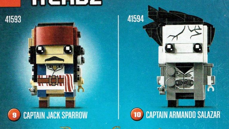 LEGO BrickHeadz: in Arrivo Jack Sparrow e Armando Salazar