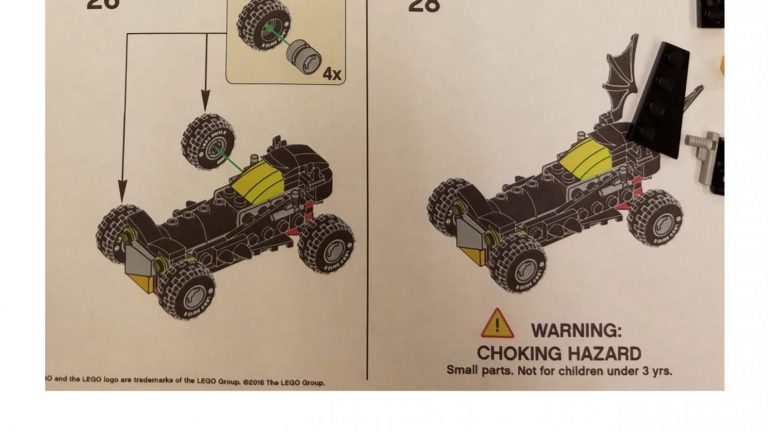 Istruzioni LEGO Mini Batmobile