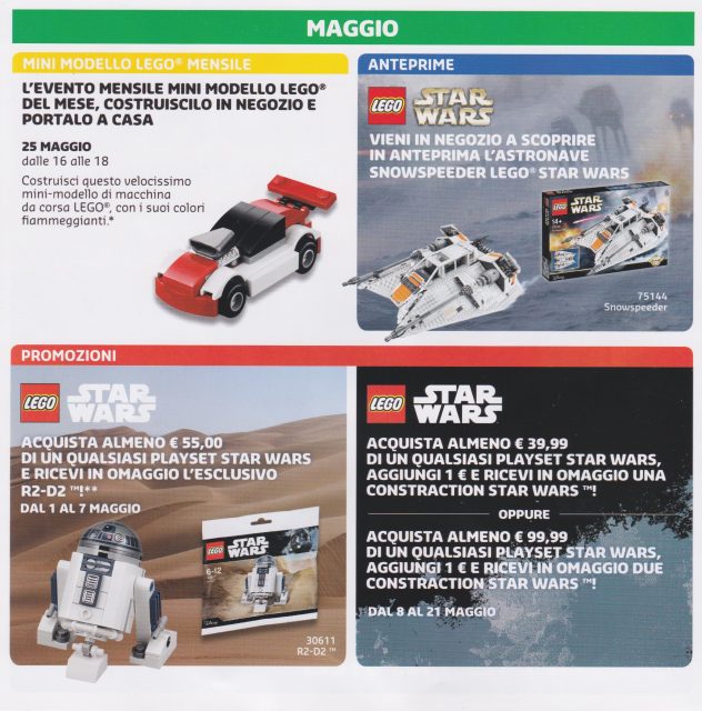 LEGO Store Maggio Giugno 2017