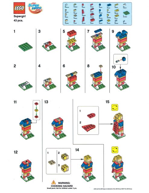 LEGO mini Supergirl
