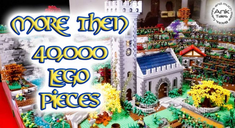 LEGO Diorama Medievale Trentino