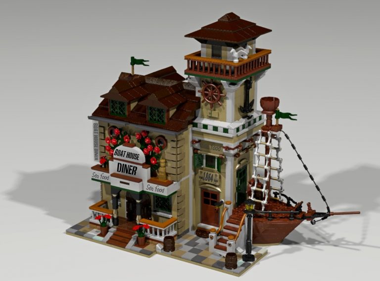 LEGO Ideas: Boat House Diner Raggiunge i 10.000 Sostenitori