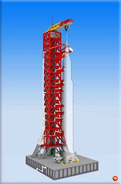 NASA Saturn-V Launch Umbilical Tower