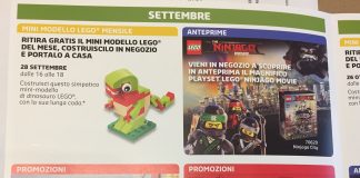 Promozioni LEGO Store Italia Settembre Ottobre 2017