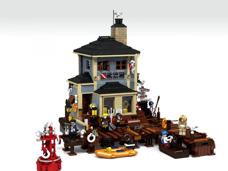 LEGO Ideas: The Dive Shop Raggiunge i 10.000 Sostenitori