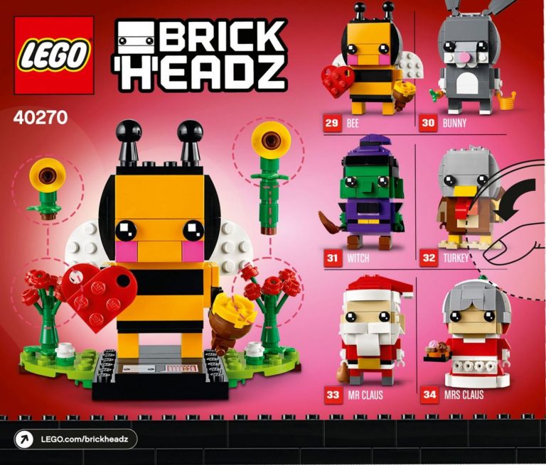 Svelati i LEGO BrickHeadz Ispirati alle Festività 2018