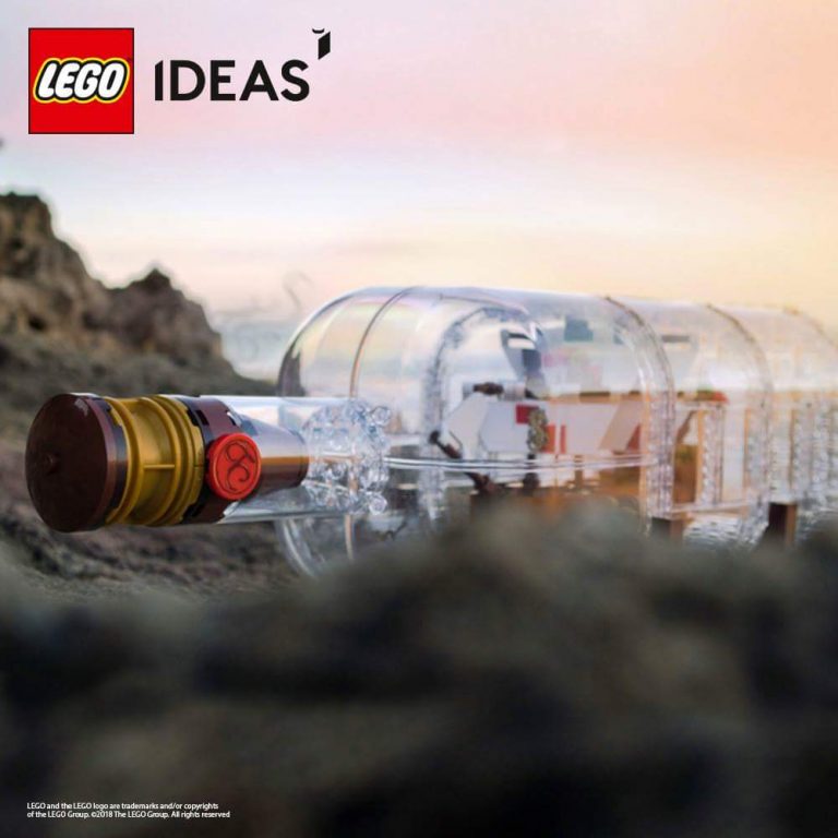 La Prima Immagine della Nave in Bottiglia LEGO Ideas (21313)