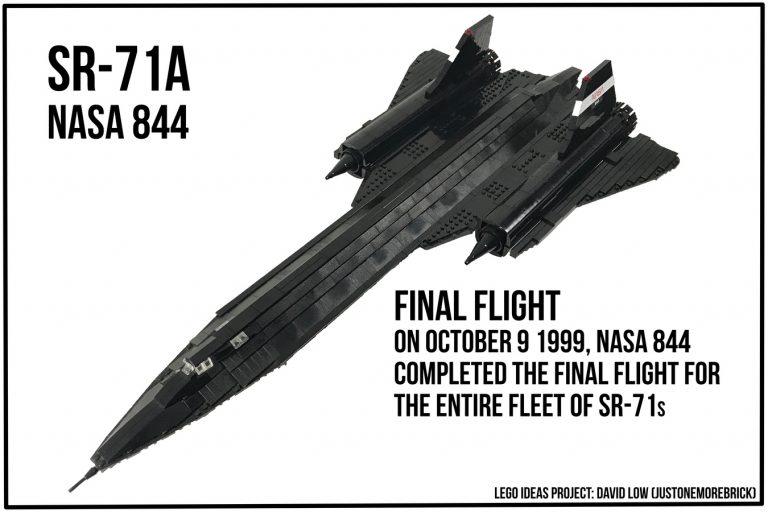 LEGO Ideas: SR-71A The Final Flight Raggiunge i 10.000 Sostenitori