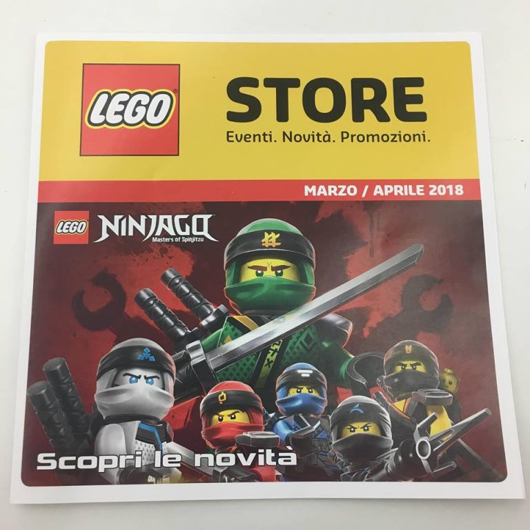 Promozioni LEGO Store Italia Marzo Aprile 2018