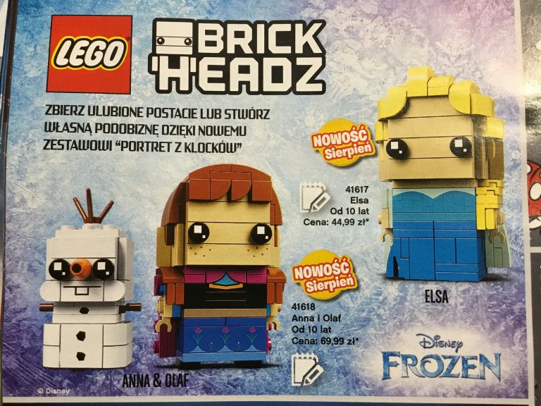 Le Immagini LEGO Brickheadz di Frozen