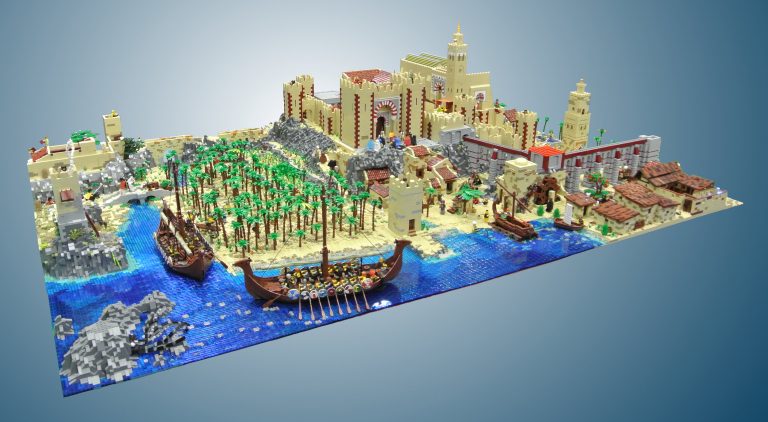 I Vichinghi Invadono la Spagna in una Imponente MOC LEGO