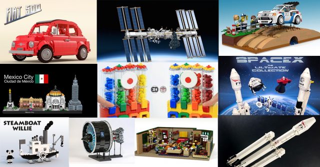 Ecco i 10 Progetti LEGO Ideas Qualificati per la Seconda Fase di Revisione 2018