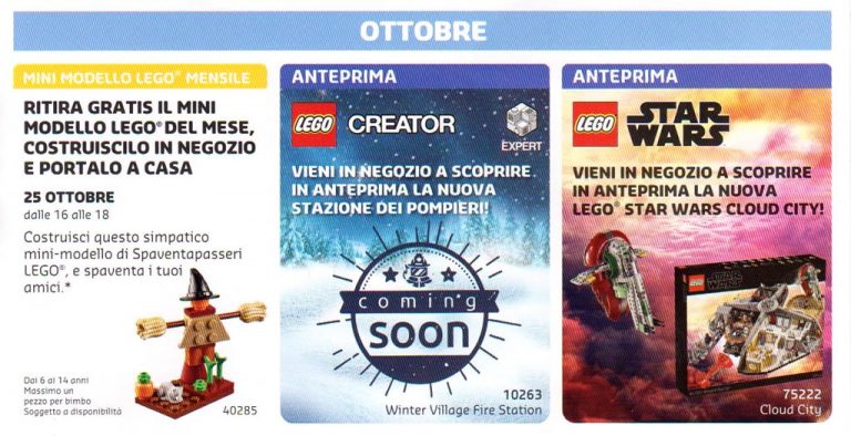 Il Nuovo LEGO Creator Natalizio 2018 sarà una Caserma dei Pompieri