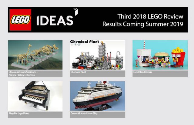 Progetti LEGO Ideas Qualificati per la Terza Fase di Revisione 2018