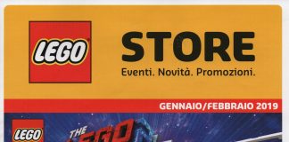 Volantino LEGO Store Italia Gennaio - Febbraio 2019