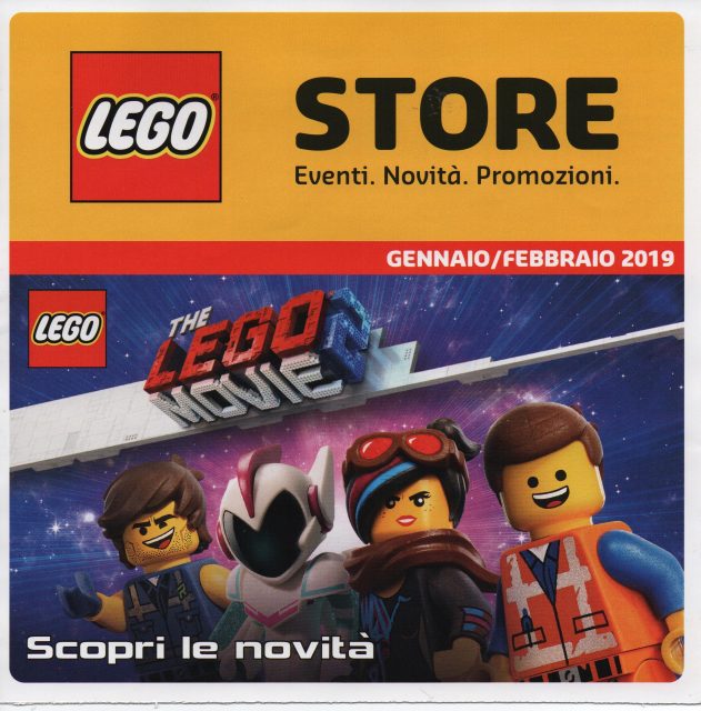 Volantino LEGO Store Italia Gennaio - Febbraio 2019