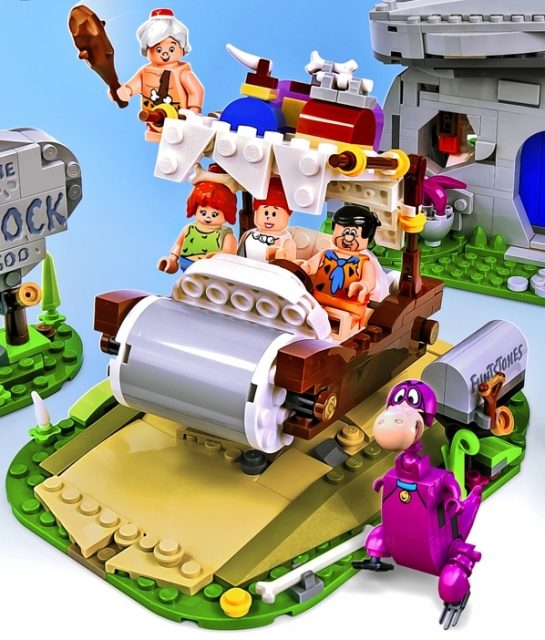 L'automobile dei Flintstones nel progetto LEGO Ideas originale