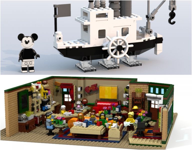 LEGO Ideas: Vincono Steamboat Willie e The Central Perk Coffee