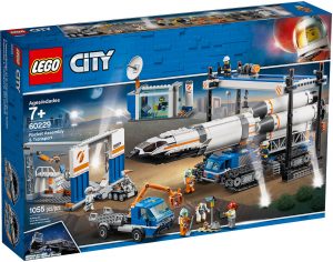 LEGO City 60229 - Assemblaggio e Trasporto Del Razzo