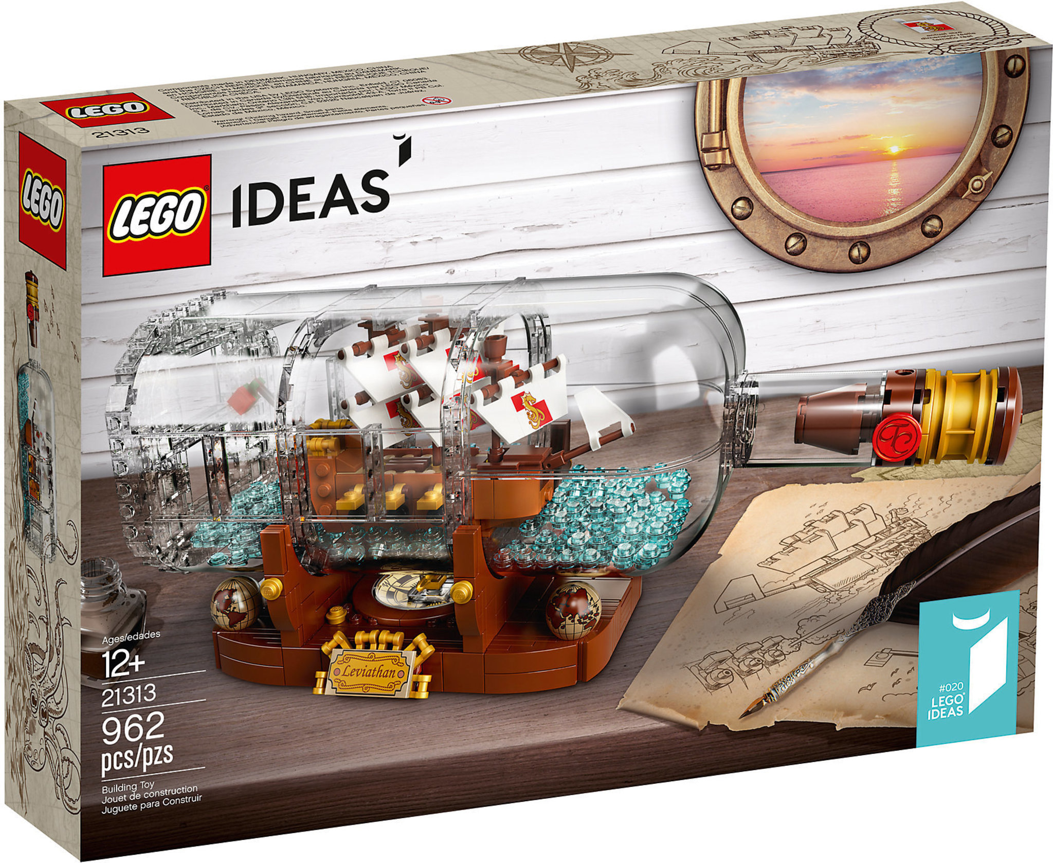 Recensione LEGO Ideas 21313 - Nave In Bottiglia - Mattonito