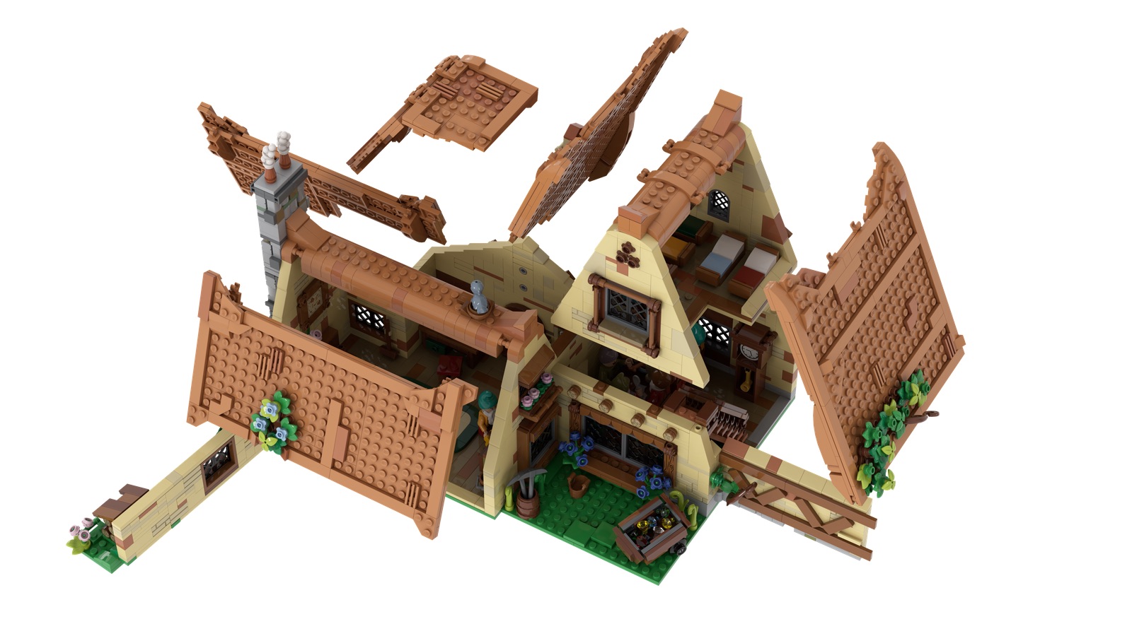 Лего дом гномов