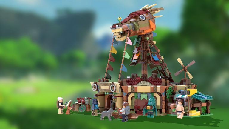 LEGO Ideas: The Legend of Zelda: BotW Stables Raggiunge i 10.000 Sostenitori