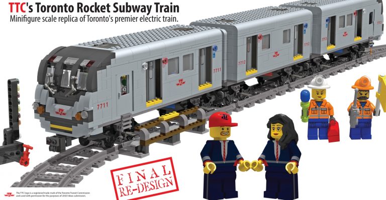 LEGO Ideas: Toronto Rocket Subway Train Raggiunge i 10.000 Sostenitori