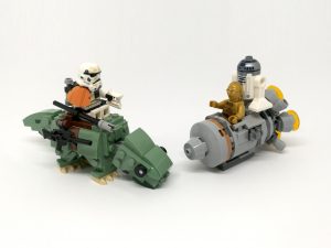 LEGO Star Wars 75228 - Microfighter Capsula di salvataggio contro Dewback